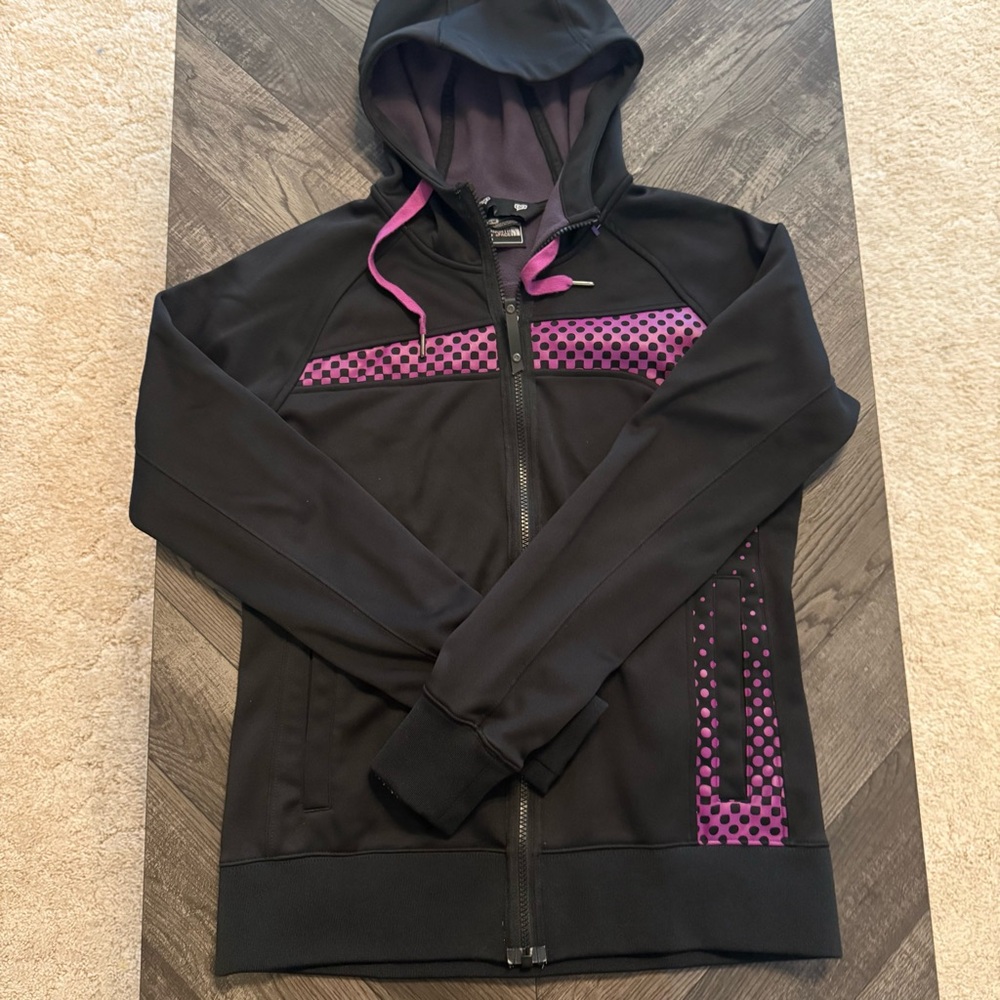 The North Face Black and Pink Performance Jacket
